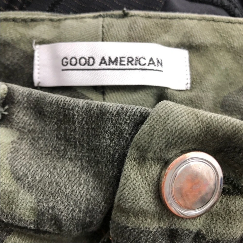 Good American Good Waist High Rise Camo Skinny Jeans - Picture 5 of 16